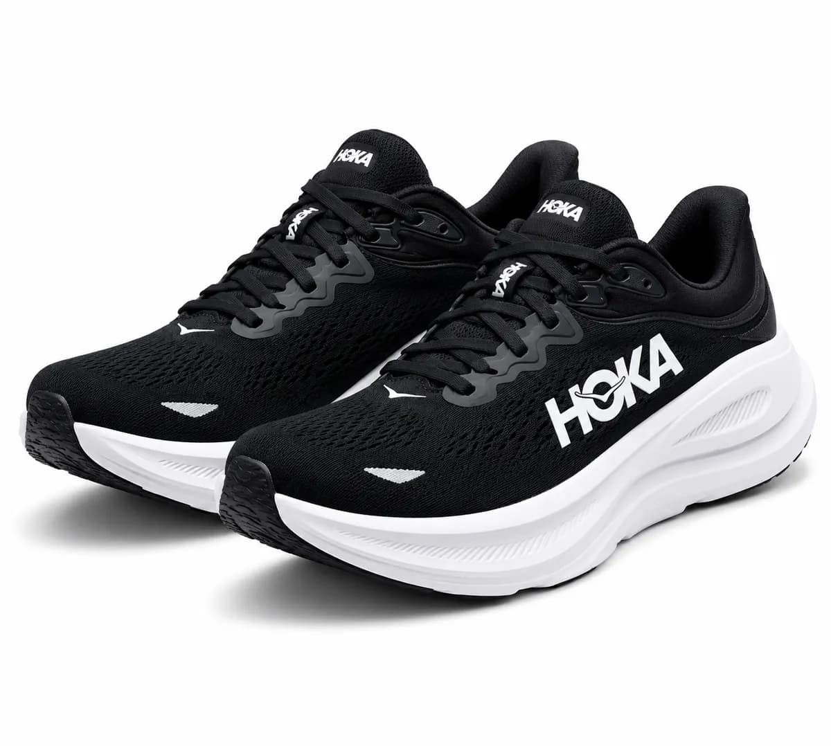 Hoka Bondi 9 — Black / White