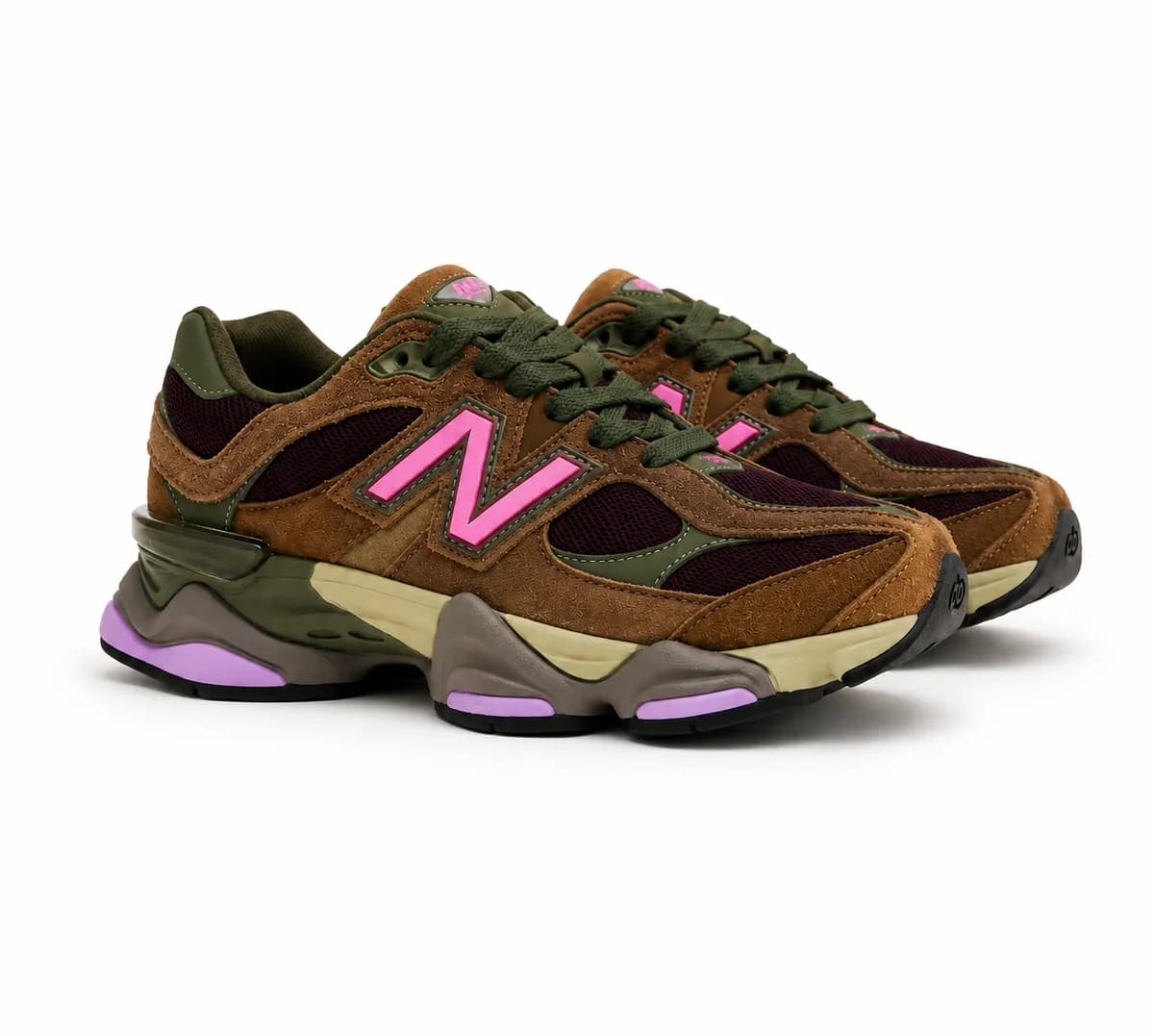 New Balance 9060 — Rich Oak / Burgundy